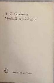 Modelli semiologici - copertina