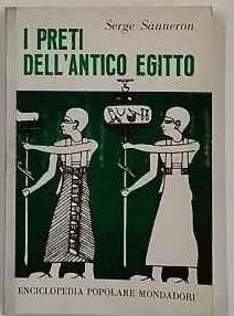 I preti dell'antico Egitto - S. Sauneron - copertina
