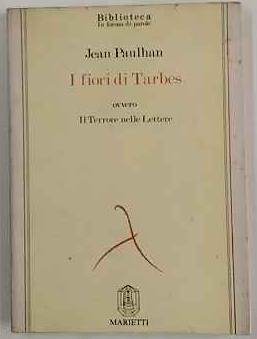 I fiori di Tarbes, ovvero Il terrore nelle lettere - Jean Paulhan - copertina