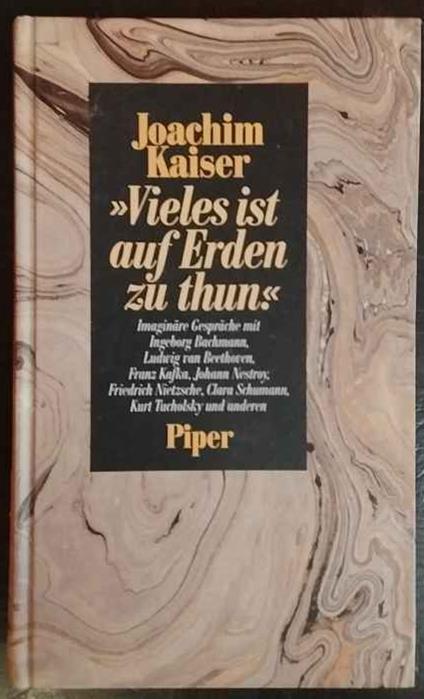 Vieles is auf Erden zu thun - copertina