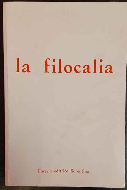 La filocalia - copertina