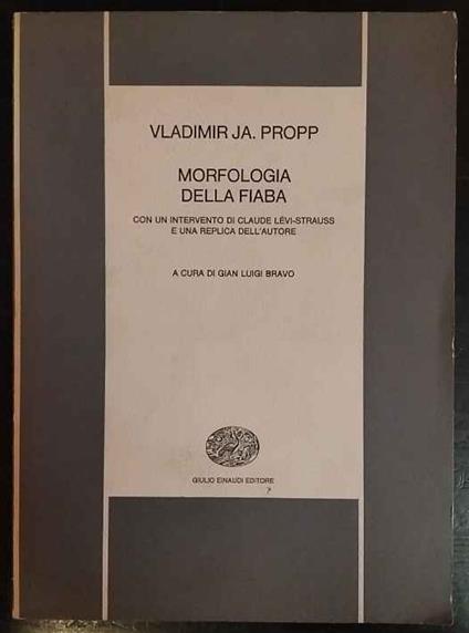 Morfologia della fiaba - Vladimir Propp - copertina