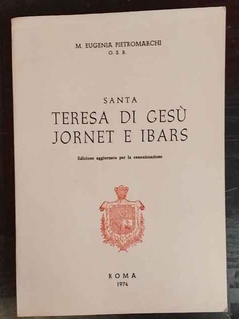 Santa Teresa di Gesù Jornet e Ibars - Maria Eugenia Pietromarchi - copertina