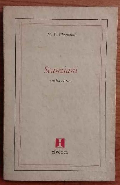 Scanziani. Studio critico - copertina