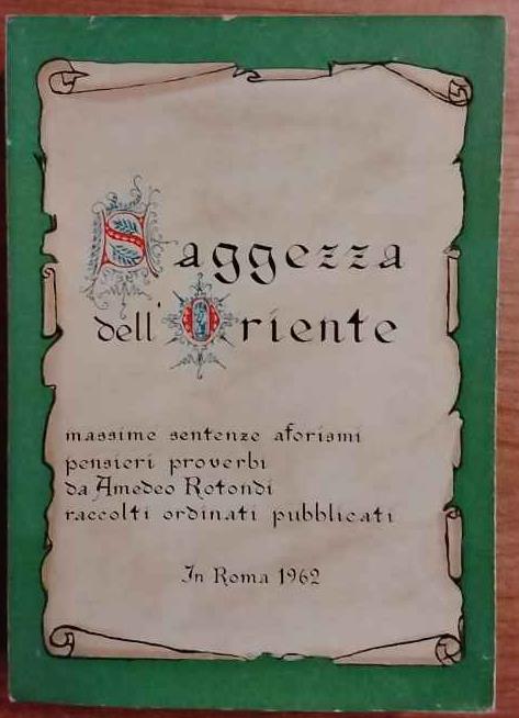 Saggezza dell'Oriente - copertina
