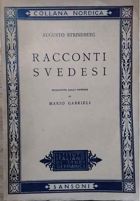 Racconti svedesi - August Strindberg - copertina