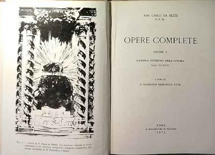 Opere complete. Volume V. Camino interno dell'anima. Canti VII-XVIII - copertina
