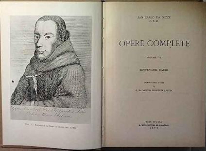 Opere complete. Volume VI. Settenari Sacri - copertina