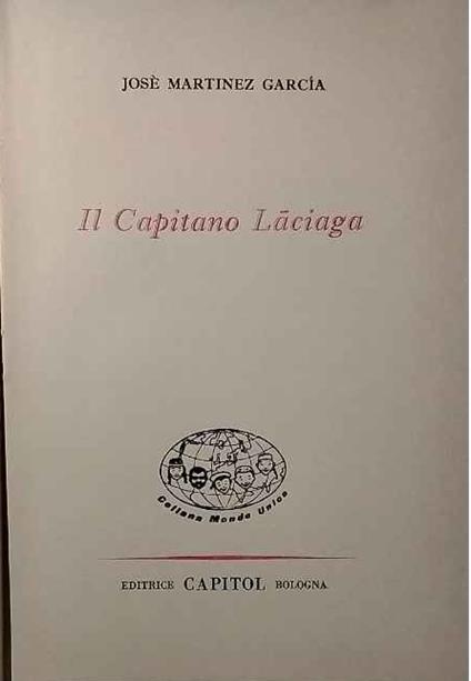 Il capitano Laciaga - copertina