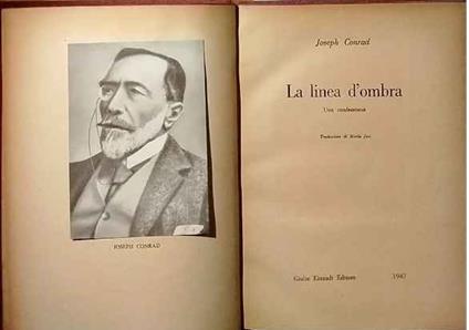 La linea d'ombra - Joseph Conrad - copertina