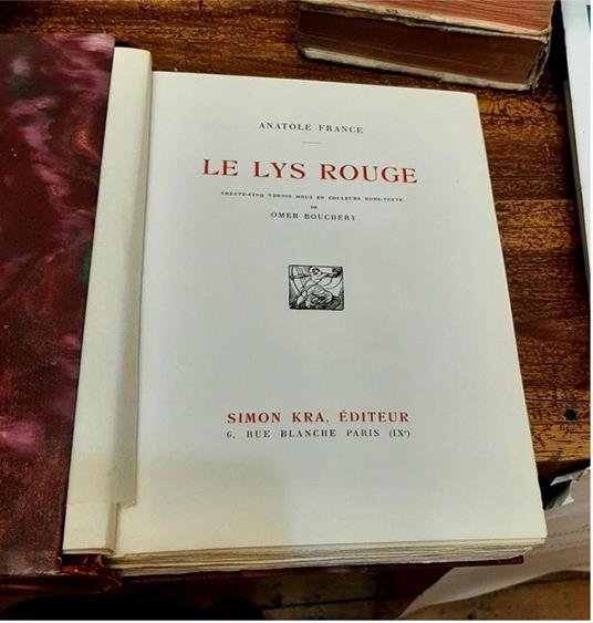 Le lys rouge - Anatole France - 3