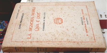 La signora Morli una e due. Commedia in tre atti - Luigi Pirandello - copertina