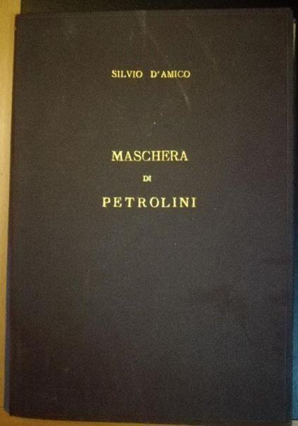 Maschera di Petrolini - Silvio D'Amico - copertina