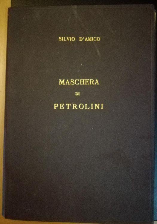 Maschera di Petrolini - Silvio D'Amico - copertina