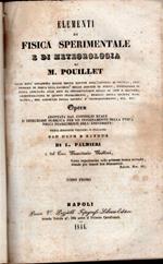 Elementi di fisica sperimentale e di meteorologia. Tomo 1 di M. Pouillet