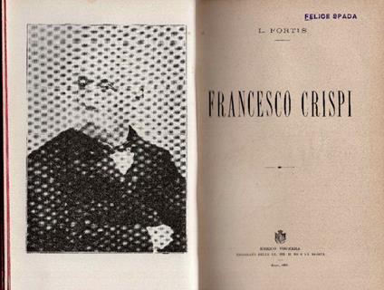 Francesco Crispi - copertina