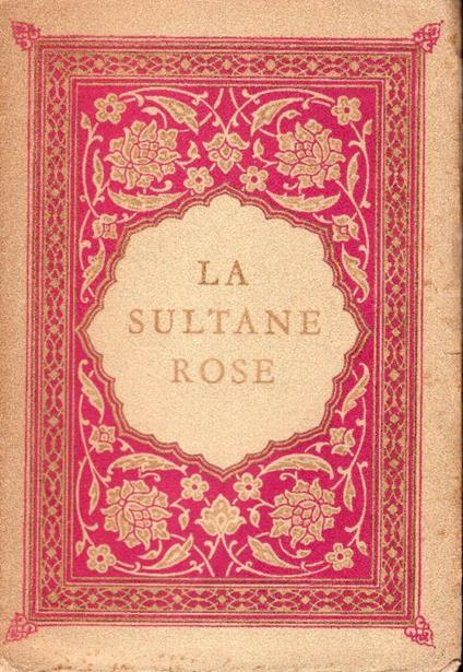La sultane rose - copertina
