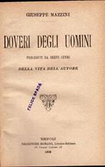 Doveri degli uomini preceduti da brevi cenni della vita dell'autore
