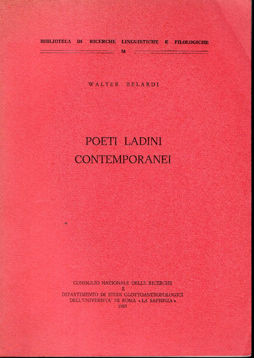 Poeti Ladini Contemporanei