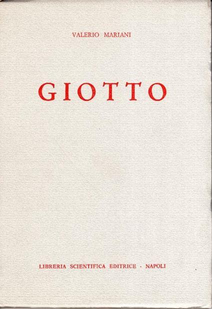 Giotto - Valerio Mariani - copertina
