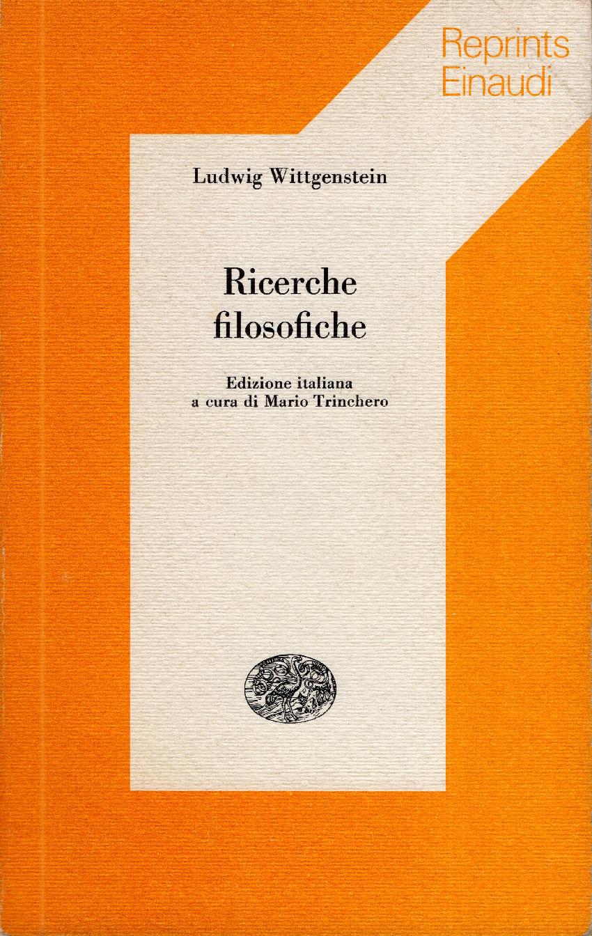 Ricerche filosofiche. Edizione italiana a cura di Mario Trinchero