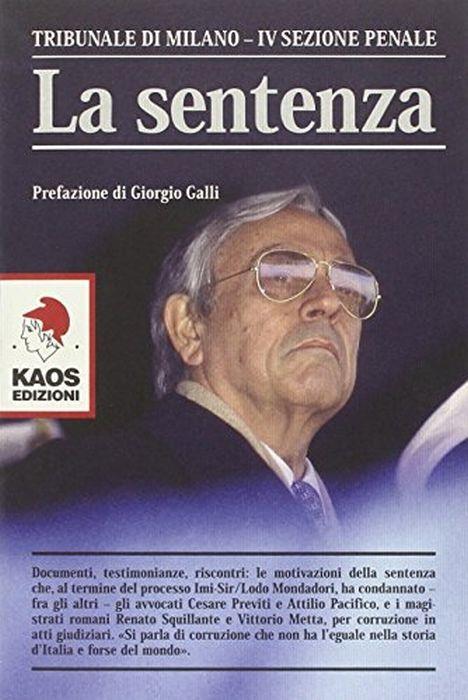 La sentenza - copertina