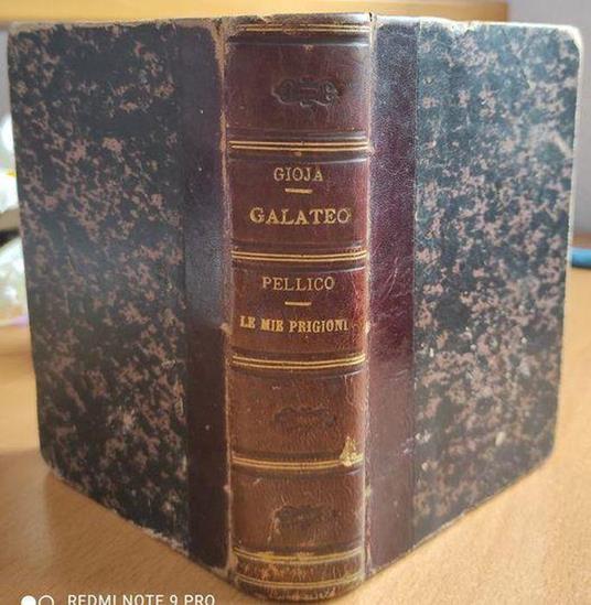 Nuovo galateo, insieme a Le mie prigioni e i doveri degli uomini, Torino, Tip. Oratorio San Franc. Di Sales, 1868 - Melchiorre Gioia - copertina