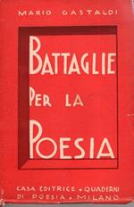 Battaglie per la poesia