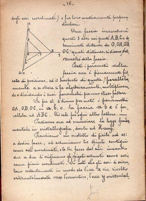 Corso di mineralogia. Dalle lezioni del Prof. G. Struver nella R. Università di Roma. 1904-1905. Parte I, Cristallografia - copertina