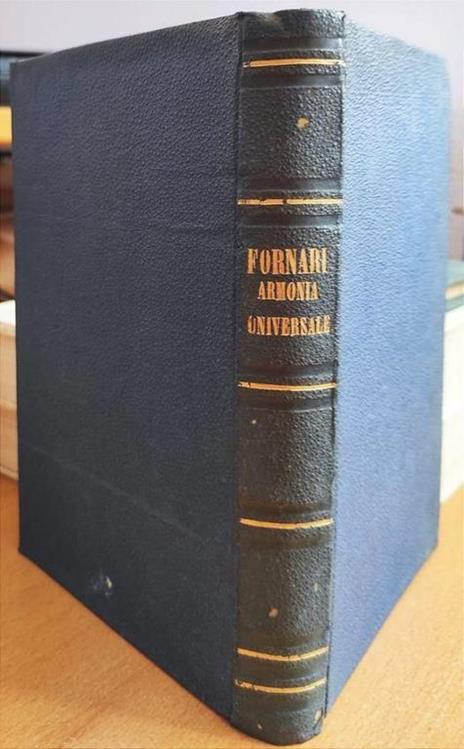 Della armonia universale : ragionamenti, seconda edizione - copertina