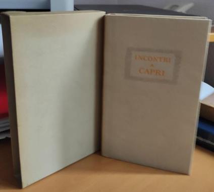 Incontri a Capri : 13-18 settembre 1948 - copertina