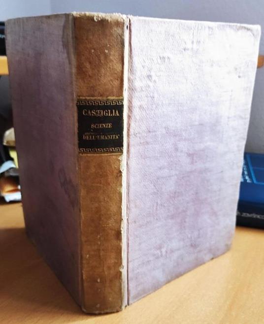 Al nuovo organo delle scienze dell'umanita : proemio - Benedetto Castiglia - copertina