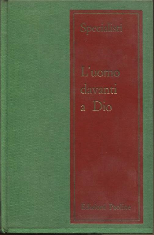 L' uomo davanti a Dio - copertina