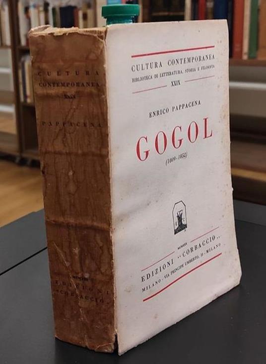 Gogol, opere, vita - copertina