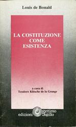 La Costituzione come esistenza, osservazioni sull'opera di M.me de Stael