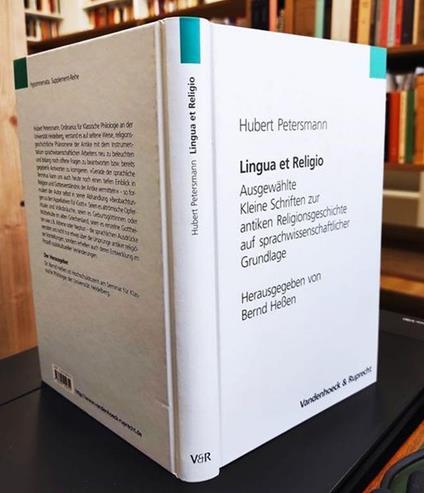 Lingua et religio, ausgewählte kleine Schriften zur antiken Religionsgeschichte auf sprachwissenschaftlicher Grundlage. Hrsg. von Bernd Heßen, Hypomnemata, Supplement-Reihe Bd. 1 - copertina