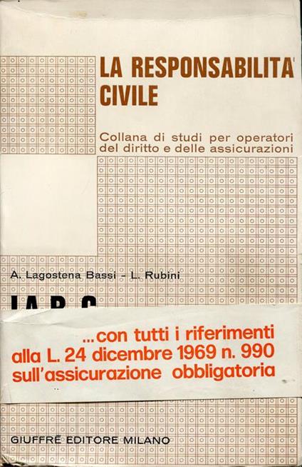 La R.C. Per La Circolazione Dei Veicoli - copertina