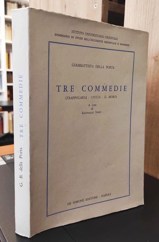Tre commedie : (Trappolaria Cintia Il moro) - copertina