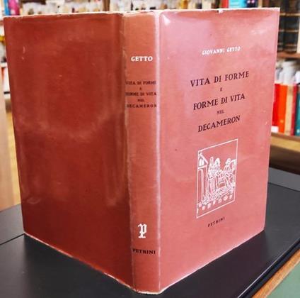 Vita di forme e forme di vita nel Decamerone - Giovanni Getto - copertina