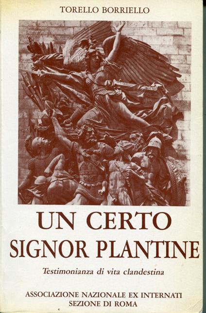 Un certo signor Plantine - copertina