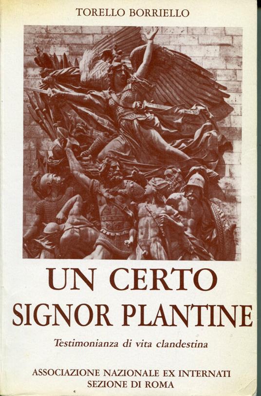 Un certo signor Plantine - copertina