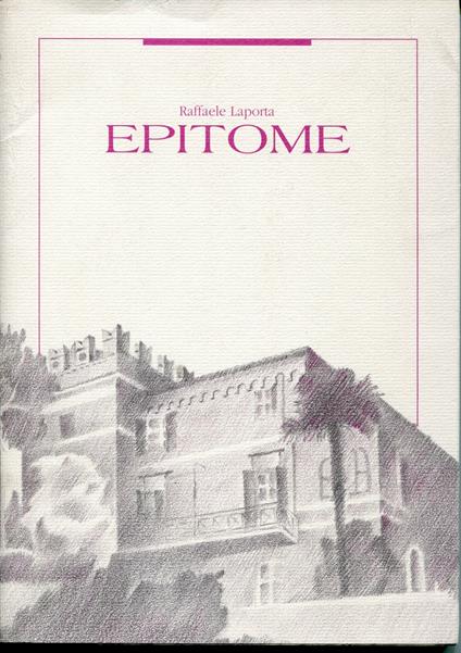 Epitome, Edizione di 200 copie fuori comercio - Raffaele Laporta - copertina