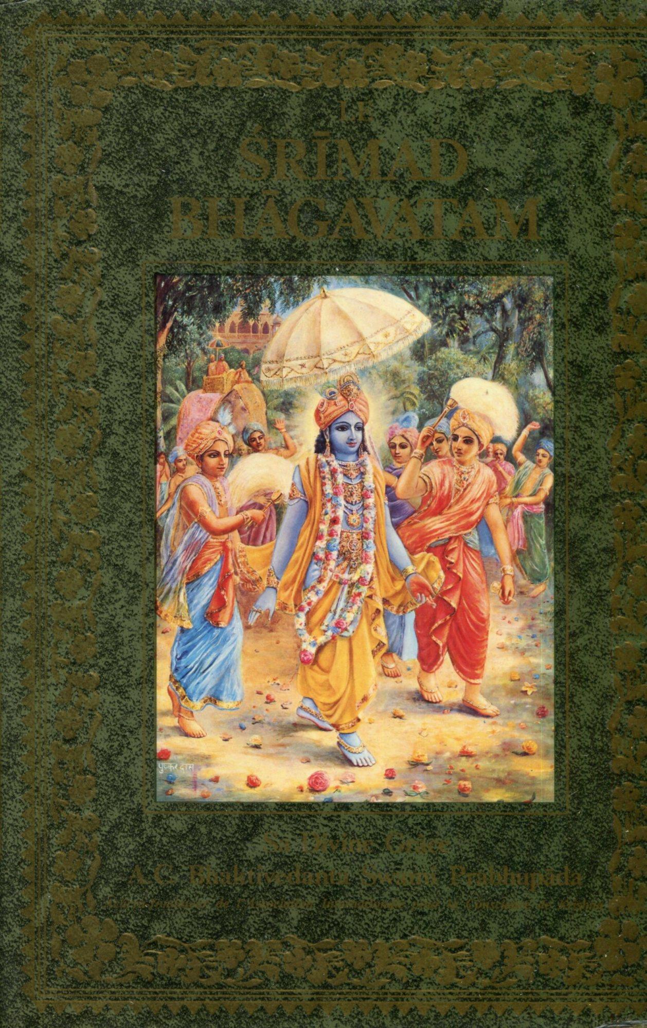 Srimad Bhagavatam. Premier chant. La création avec texte sanskrit original, transiltération en caractères romains, traduction mot à mot, traduction litéraire et explications élaborées par A.C. Bhaktivedanta Swami. 3e. partie, chapitres 10-14