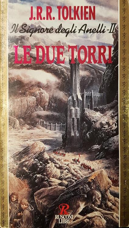 Le due torri - John R. R. Tolkien - copertina