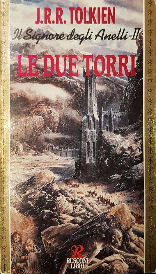 Le due torri - John R. R. Tolkien - copertina
