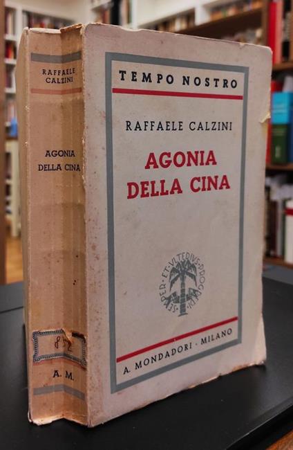 Agonia della Cina - Raffaele Calzini - copertina