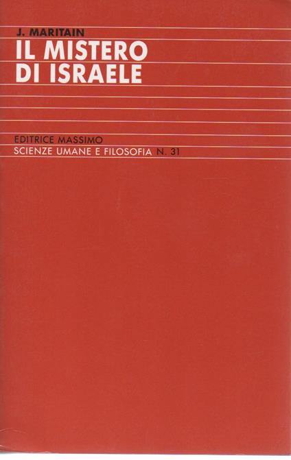 Il mistero di Israele - copertina