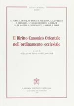 diritto canonico orientale nell'ordinamento ecclesiale