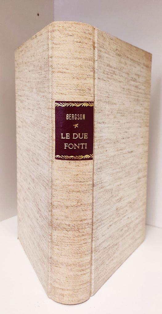 due fonti della morale e della religione. 2. edizione - Henri Bergson - copertina