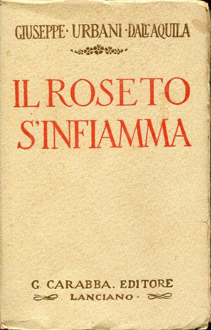 Il roseto s'infiamma - copertina